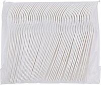 Eco-Products Compostable CPLA 6" Plastic Forks, Case of 1000, Disposable White Fork, Plantware Cutlery, Renewable Material Made from Plants, Sturdy and Strong, BPI-Certified