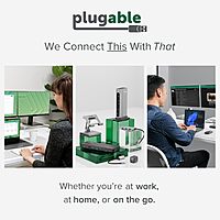 Plugable 2.5G USB-C and USB to Ethernet Adapter – Dual-Connector 2-in-1 USB-C to RJ45 2.5Gbps LAN