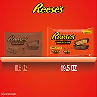 REESE'S Milk Chocolate Snack Size Peanut Butter Cups, Candy Jumbo Bag, 19.5 oz Peanut Butter 1.2 Pound (Pack of 1)