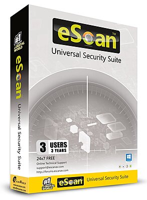 eScan Universal Security Suite any 3 OS license data stream scan Two Way Firewall (Improved) 360 Anti Malware Find your