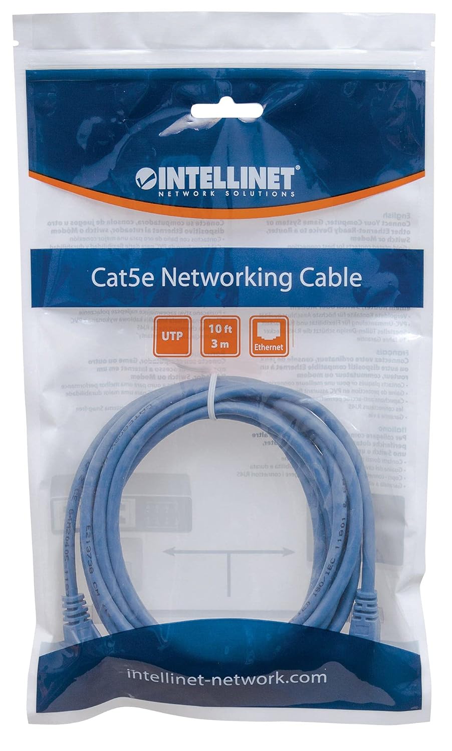 Intellinet / Manhattan RJ-45 Male to RJ-45 Male UTP Network Patch Cable