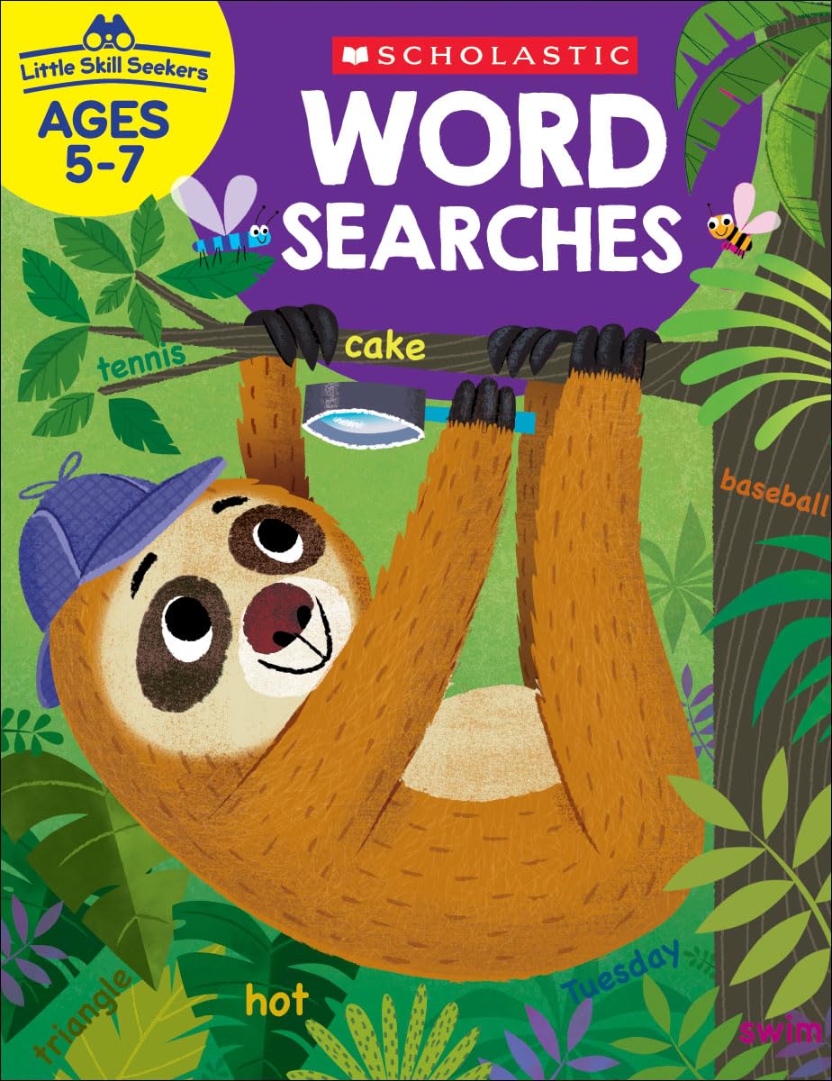 Scholastic Little Skill Seekers: Word Searches Activity Book, Pre-K To Kindergarten