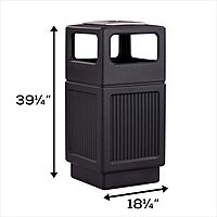 SAFCO Canmeleon Indoor/Outdoor Trash Receptacle