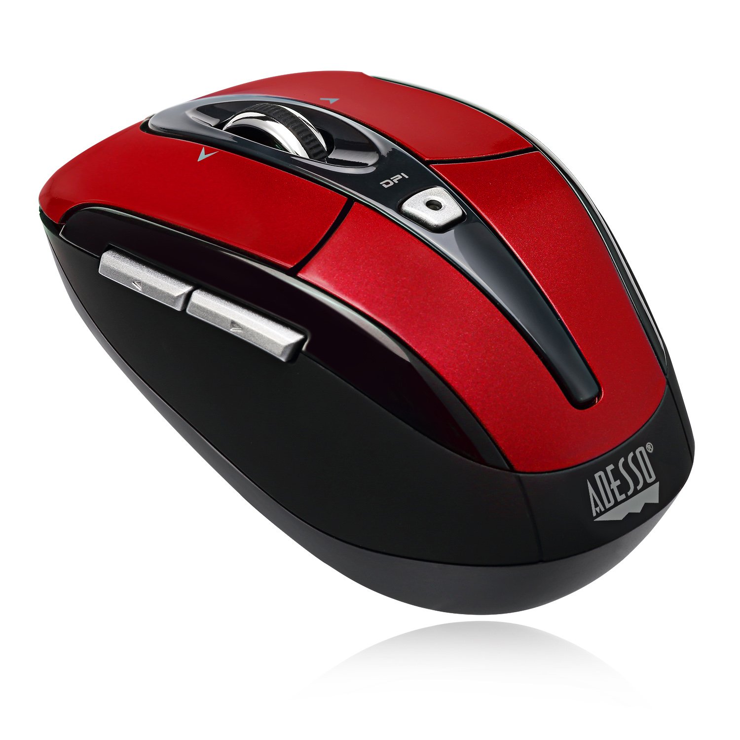 ADESSO iMouse S60 Wireless Optical Mouse with 2.4 GHz RF, Programmable Driver, Tilt-Wheel Scrolling