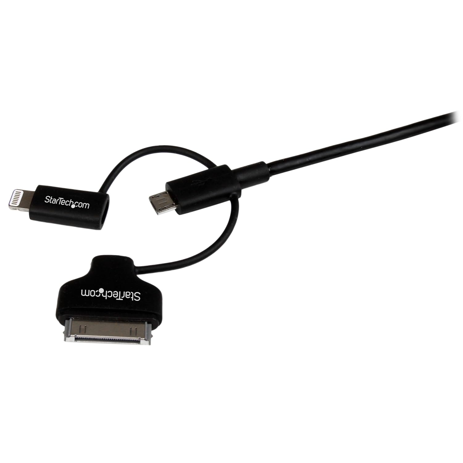 StarTech.com 3-in-1 Braided USB 2.0 Charging & Sync Cable (1m)