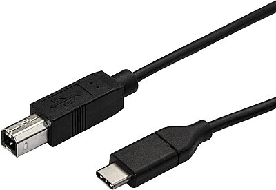 STARTECH.COM USB-C to USB-B Cable - USB 2.0 M/M