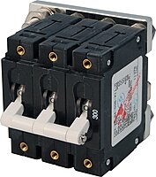 BLUE SEA SYSTEMS C-Series Triple Pole Toggle Circuit Breaker