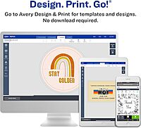 AVERY Glossy Permanent Labels With Sure Feed 94237 Rectangle 2in x 3in White