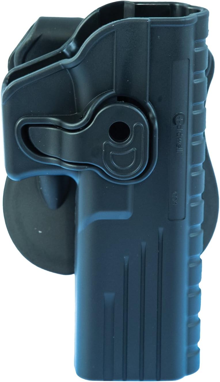 CALDWELL OWB Molded Retention Holsters with Heavy Duty Poly Construction, Adjustable Positioning and Paddle Clip