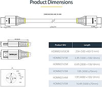 StarTech.com Ultra High-Speed HDMI 2.1 Cable, Certified 48Gbps