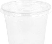 Planet+ 100% Compostable PLA Lids for 9/12/16/20/24-Ounce Clear Cold Cups, Flat Style, 1000-Count Case