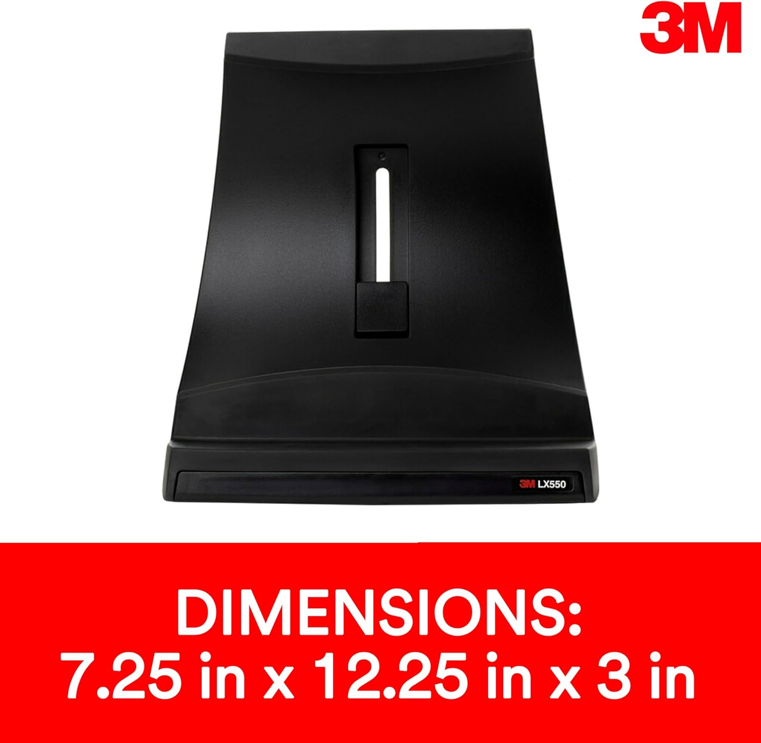 3M Laptop Stand, Raise Screen Height to Reduce Neck Strain, Vertical Design Allows You to Bring Screen Closer