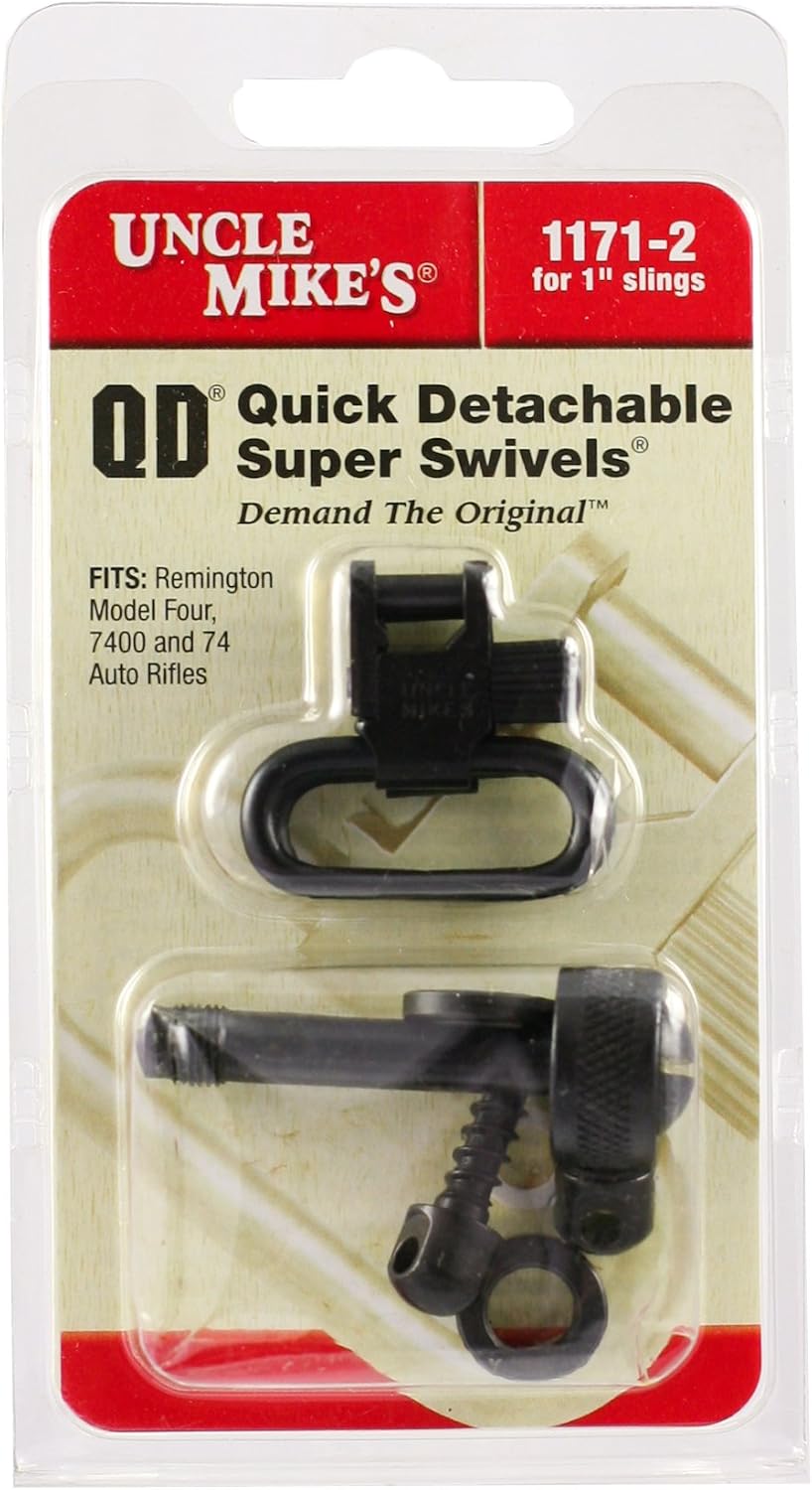 Uncle Mike's Swivels 7400 FOUR 1" Black
