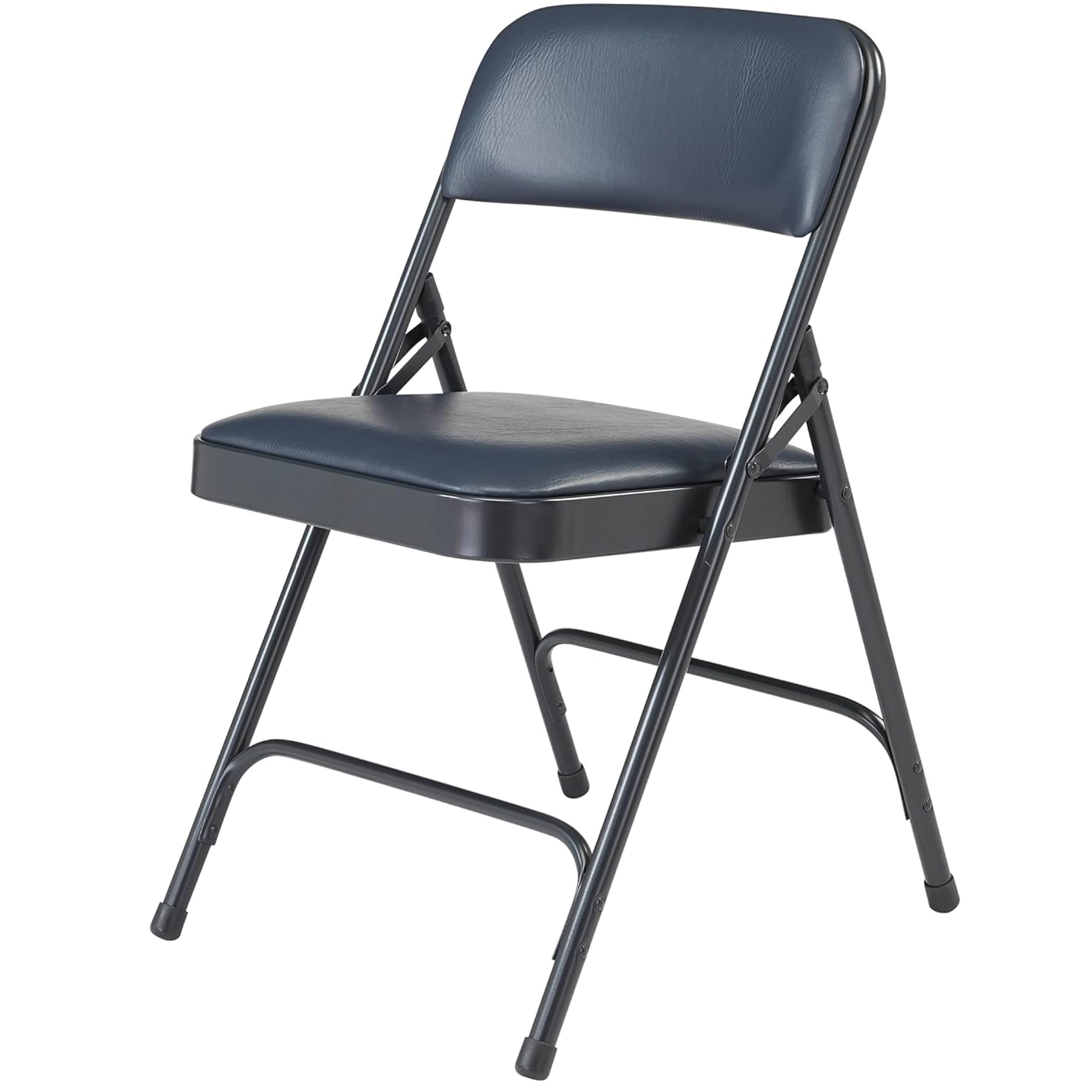 NATIONAL PUBLIC SEATING 1200 Series Padded Vinyl Folding Chairs - Set of 4