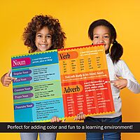 BARKER CREEK Grammar Posters, 13-3/8 x 19 Inches, Set of 9