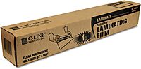 C-Line 65050 Cleer Adheer Self-Adhesive Laminating Film, 2 mil, 24-Inch x 50 ft. Roll