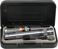 Maglite Solitaire Incandescent 1-Cell AAA Flashlight in Presentation Box Gray