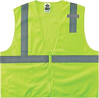 Ergodyne GloWear 8210Z ANSI Economy High-Visibility Reflective Safety Vest (Zipper Closure)