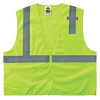 Ergodyne GloWear 8210Z ANSI Economy High-Visibility Reflective Safety Vest (Zipper Closure)