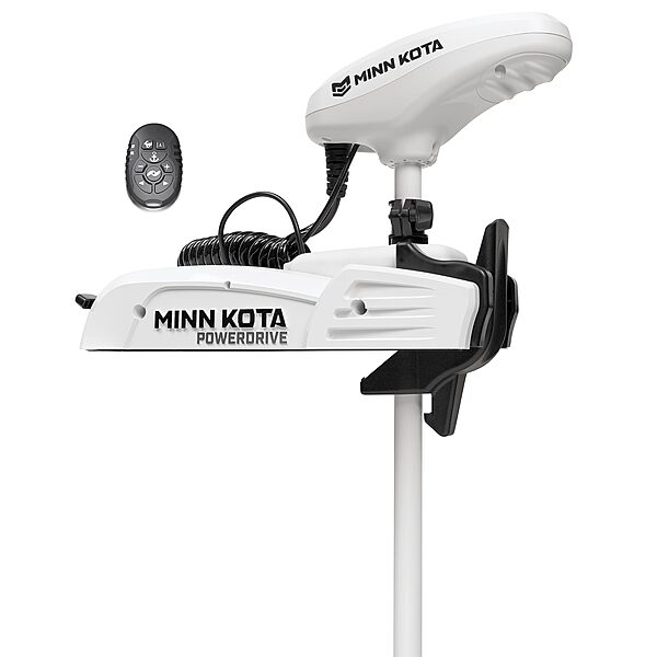 Minn Kota Riptide PowerDrive Bow-Mount Electric Trolling Motor with Mircro Remote, 55 Lb. Thrust, 54 in. Shaft, Saltwater