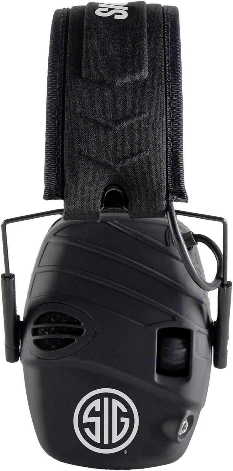 AXIL x SIG SAUER TRACKR Electronic Ear Muffs | Compact Foldable Water-Resistant Hearing Enhancement & Noise Reduction