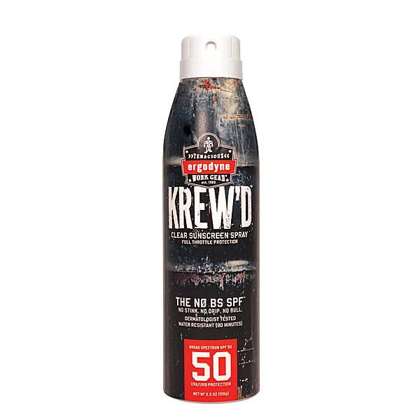 ERGODYNE KREW'D 6353 SPF 50 Sunscreen Spray