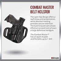 GALCO Combat Master Leather Belt Holster