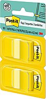 Post-it Flags, 50/Dispenser, 2 Dispensers/Pack, 1 in Wide, Yellow (680-YW2) 100 Flags Yellow