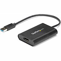 StarTech.com USB 3.0 to DisplayPort Adapter, USB DP Monitor Converter for Windows, 4K, TAA (no support for macOS/ChromeOS/Linux)