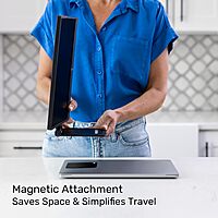 SideTrak Swivel 14" Attachable Portable Monitor Extender, FHD TFT Laptop Dual Screen with Kickstand + Unique Swivel Hinge