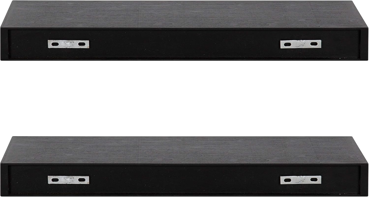 KATE AND LAUREL Havlock Modern Floating Wall Shelves