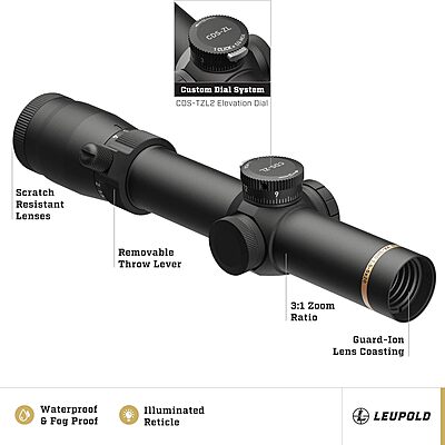 Leupold VX-3HD Riflescope with CDS-ZL ZeroLock Dial