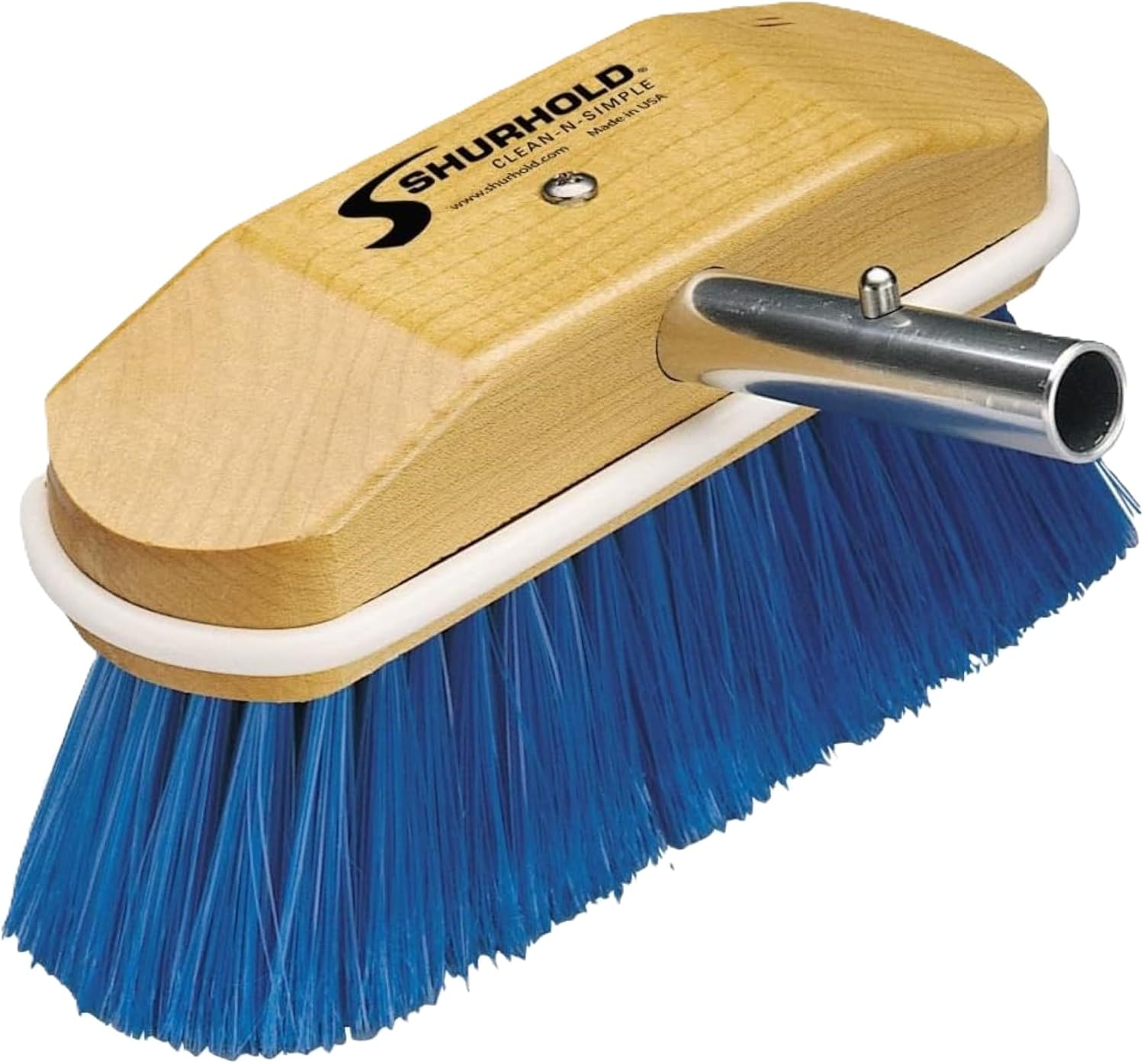 Shurhold 8" Nylon Soft Brush f/Windows, Hulls, & Wheels Extra Soft, Blue