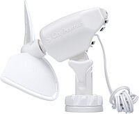 Caframo SEEKR by Caframo Fan. Grill-Less and Whisper Quiet. Shock-Absorbing FingerSafe Blade Design. 2 Speed. Made in