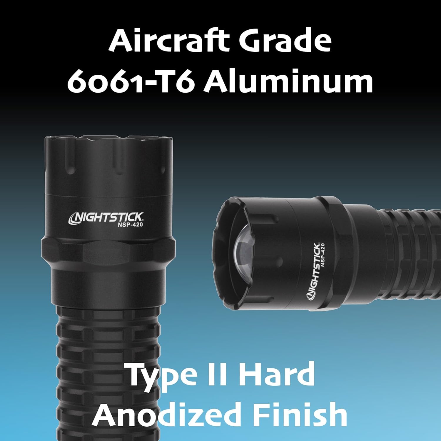 Nightstick NSP-420 Adjustable Beam Flashlight, 3 AAA, Black