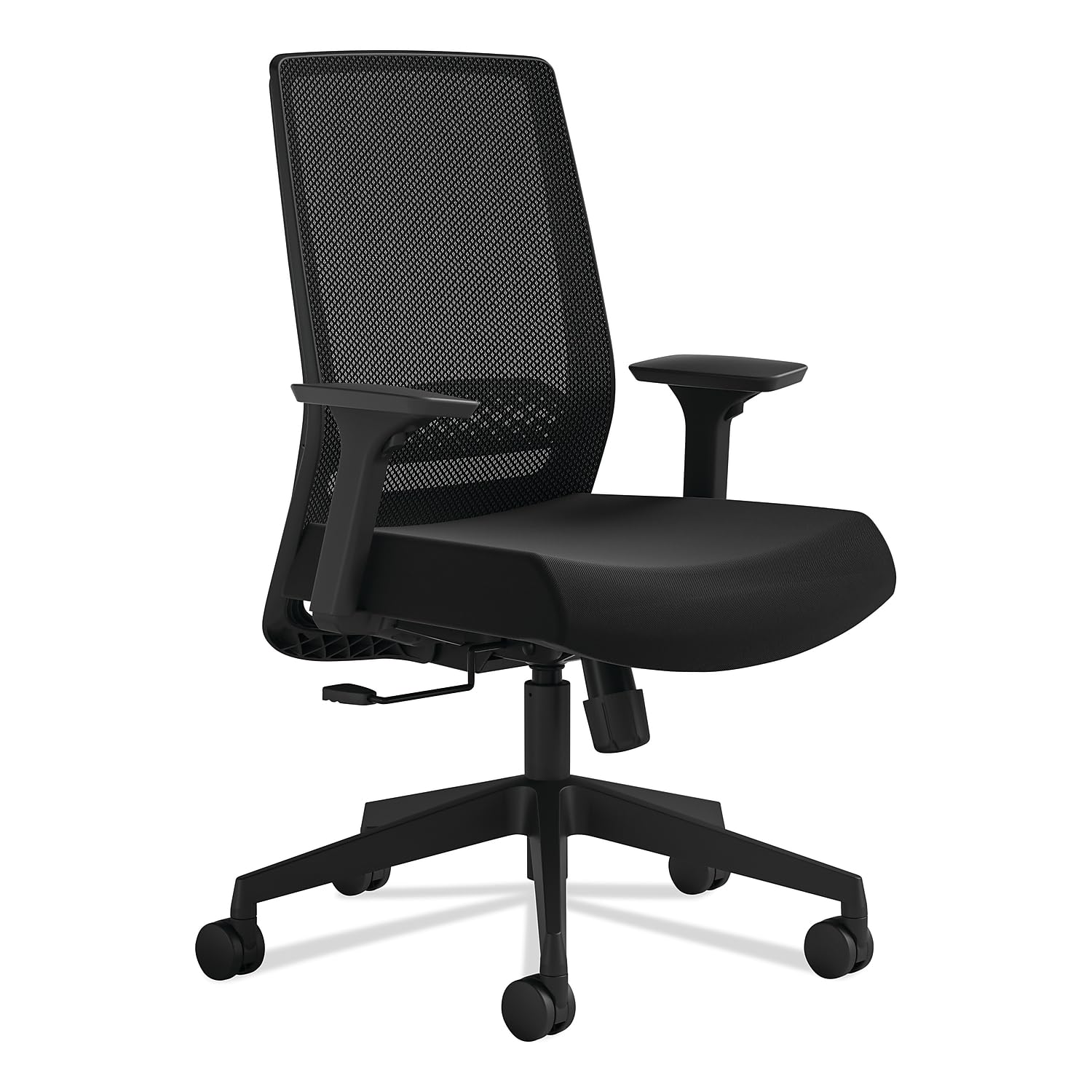 Safco Medina Basic Ergonomic Mesh High-Back Desk Chair, Black