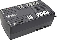 Tripp Lite Ultra-Compact Line Interactive UPS with AVR and Surge Protection, 8 Outlets