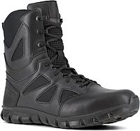 Reebok Men's Sublite Cushion 8" Tactical Waterproof Boot with Side Zipper