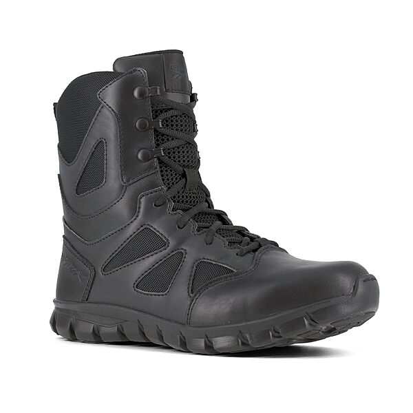 Reebok Men's Sublite Cushion 8" Tactical Waterproof Boot with Side Zipper