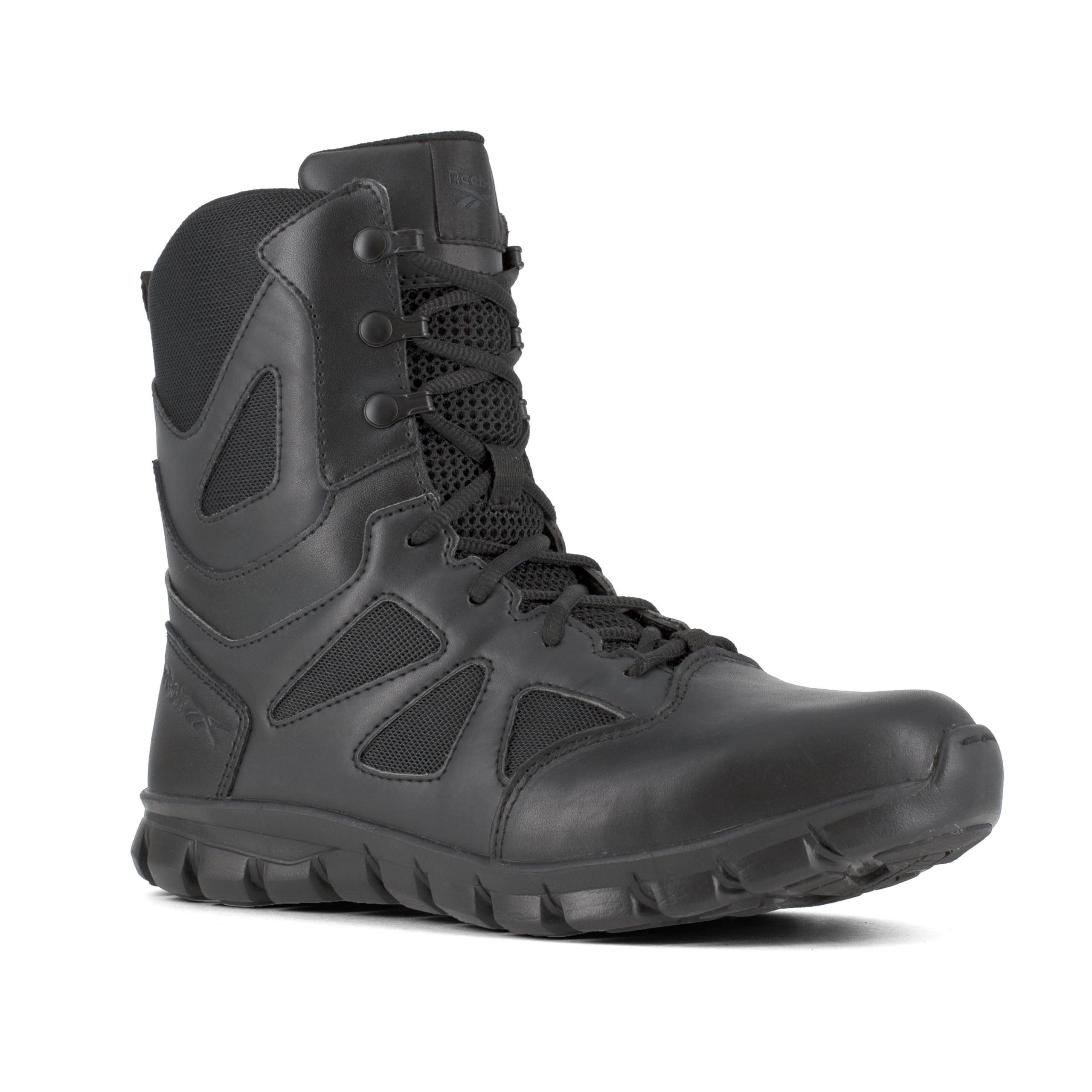Reebok Men's Sublite Cushion 8" Tactical Waterproof Boot with Side Zipper