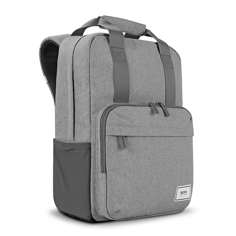 Solo New York Laptop Backpack for Women & Men -Carry On Bookbag for Travel & Work, Lightweight Bag, Side Mesh Pockets