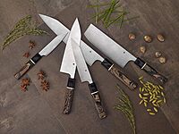 Spyderco Murray Carter Premium Kitchen Knives - Highly Refined Signature Japanese Knives for Culinary Professionals