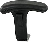 Safco Products 3496BL T-Pad Arm Set for use with Uber Big and Tall Chairs, Black, 2/Set
