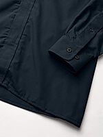 TRU-SPEC 24-7 1051002 Men's Ultralight Long Sleeve Uniform Shirt, Polyester Cotton Rip-Stop, X-Small Regular, Black Small Long Navy