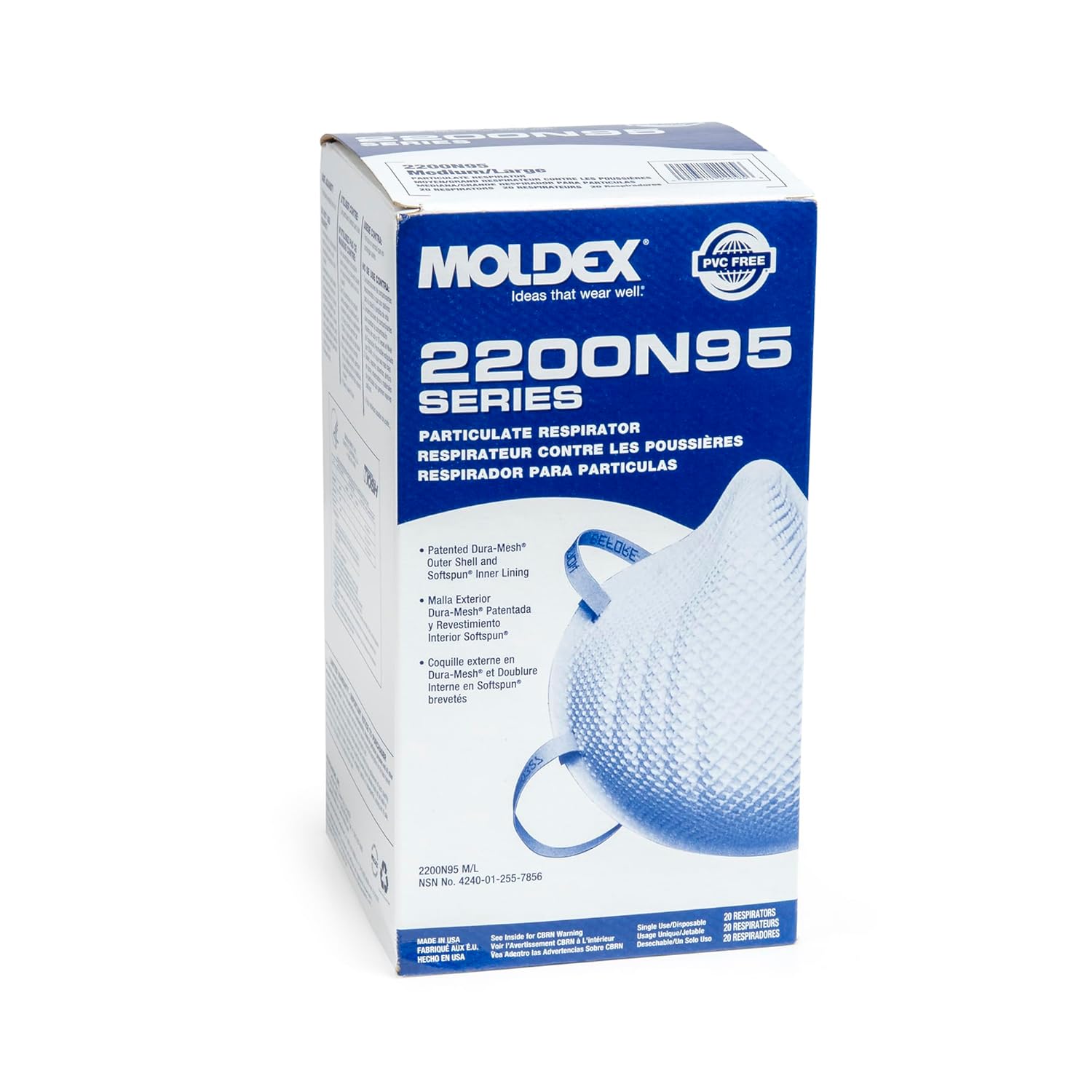 Disposable Particulate Respirator: Size Universal