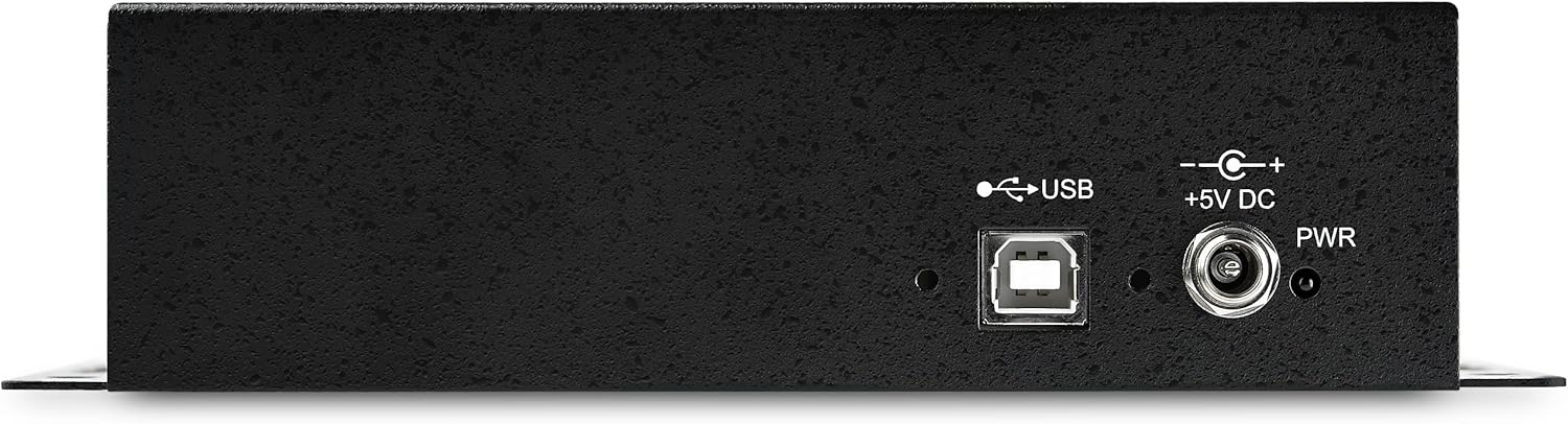 StarTech.com 8 Port USB to Serial RS232 Adapter - Wall Mount - Din Rail - COM Port Retention - FTDI USB to DB9 RS232 Hub