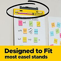 Post-it Super Sticky Mini Easel Pads, 15in x 18in, 2 Pads, 20 Sheets/Pad, School Supplies for Classrooms, White