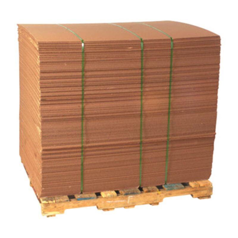 B O X Packaging Doublewall Corrugated Sheets, 48in x 96in, Pack Of 5