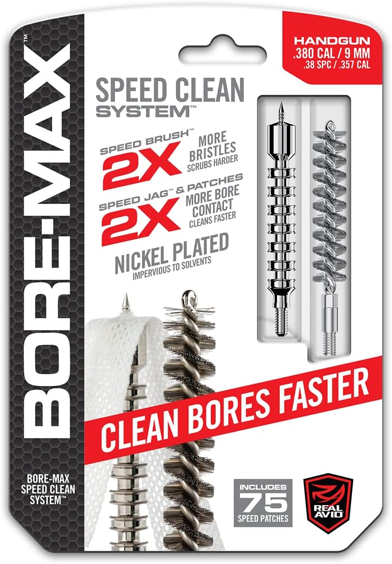 REAL AVID Bore-Max Speed Jag & Speed Patches Gun Cleaning Supplies