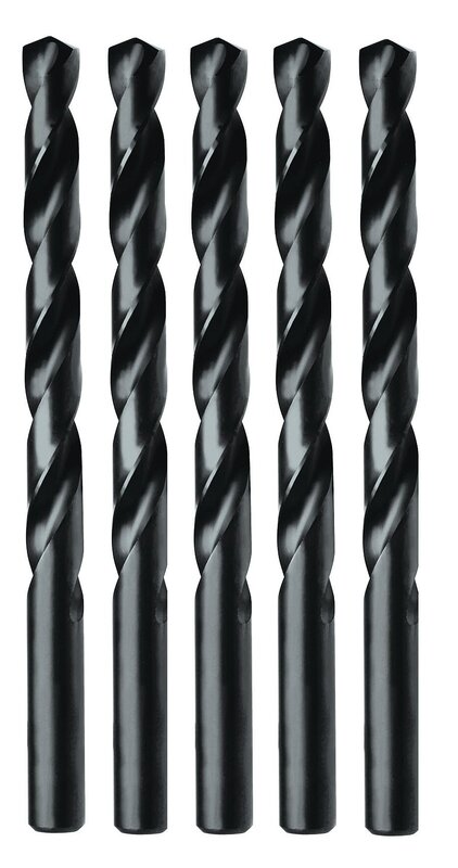 Irwin Tools Black Oxide 135-Degree High Speed Steel Drill Bits